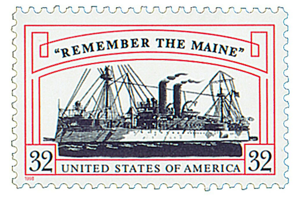 3192 - 1998 32c "Remember the Maine"