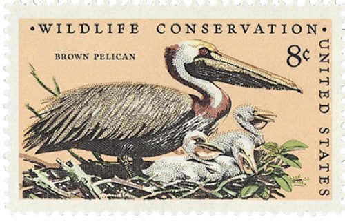 1466 - 1972 8c Wildlife Conservation: Pelican
