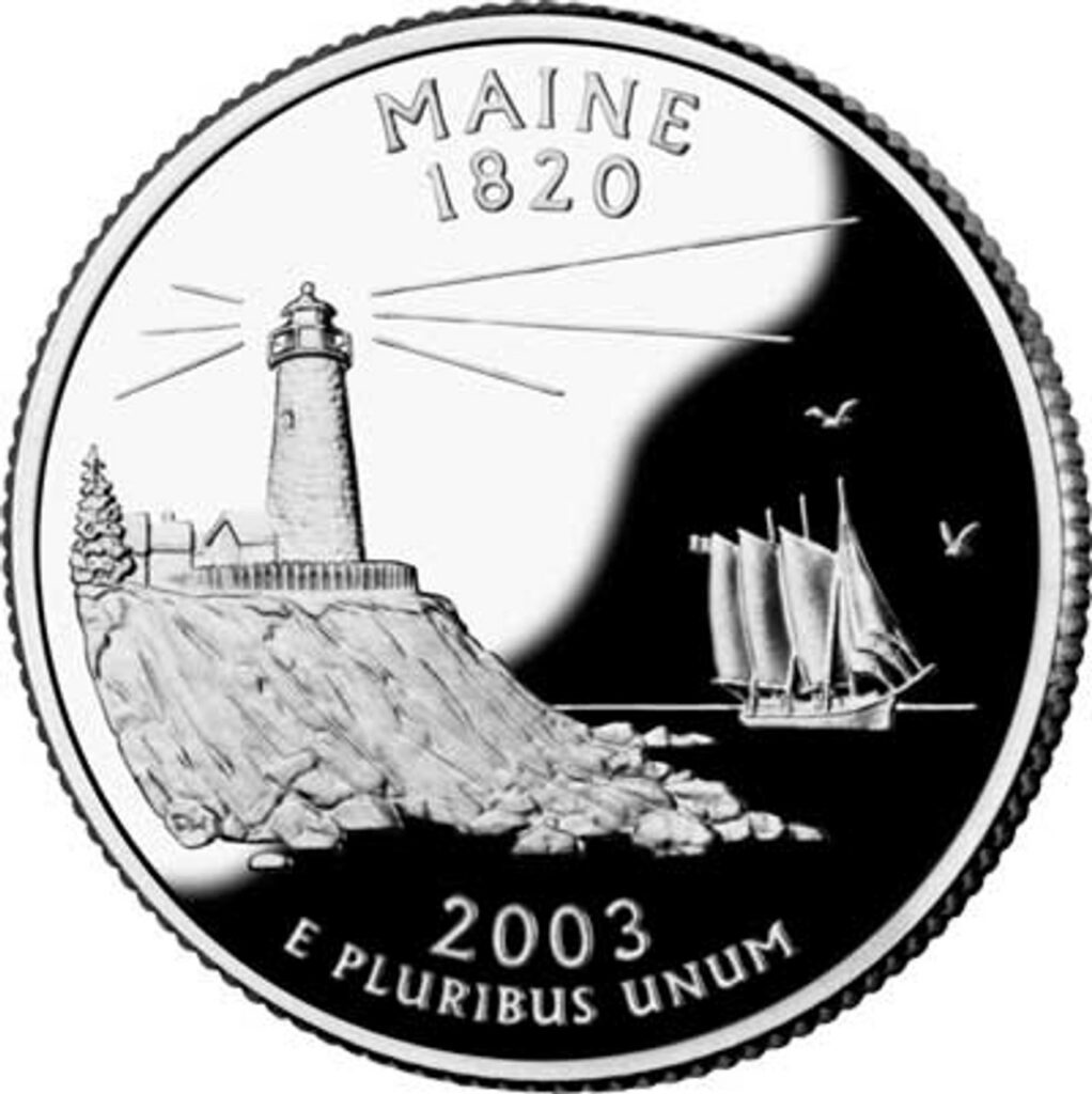 CNME25D - 2003 Maine State Quarter, D Mint
