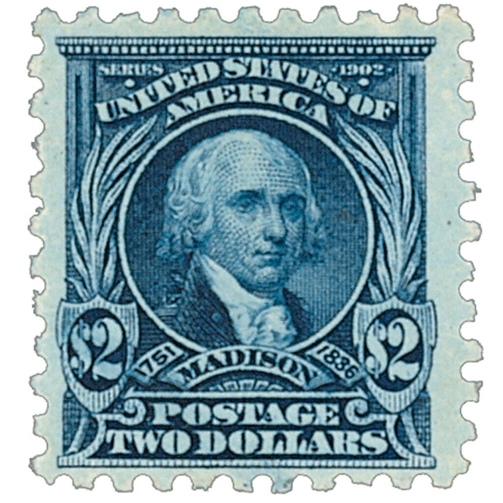 479 - 1916-17 $2 Madison, dark blue
