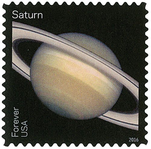 5074 - 2016 First-Class Forever Stamp - Views of Our Planets: Saturn
