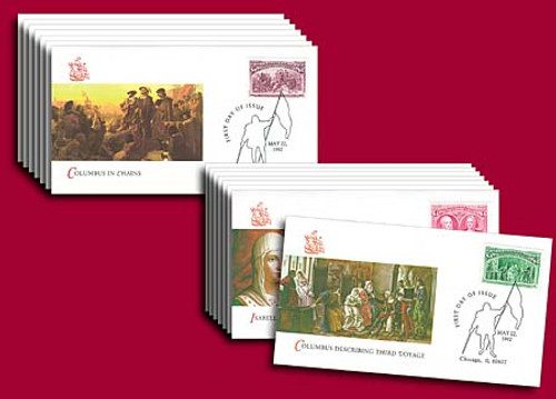 59350 - 1992 Columbian Exposition FDCs, set of 16