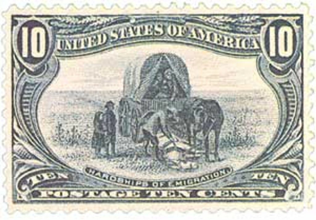290 - 1898 10c Trans Mississippi Exposition: Hardships of Emigration