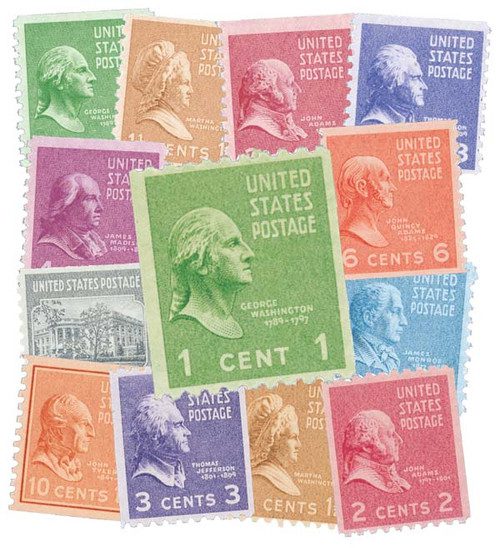 839-51 - 1939 Regular Issues, collection of 13 coil stamps