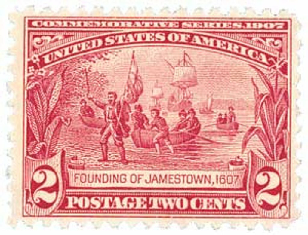 329 - 1907 2c Jamestown Commemorative: Founding of Jamestown