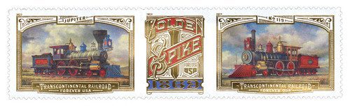 5378-80 - 2019 First-Class Forever Stamp - Transcontinental Railroad