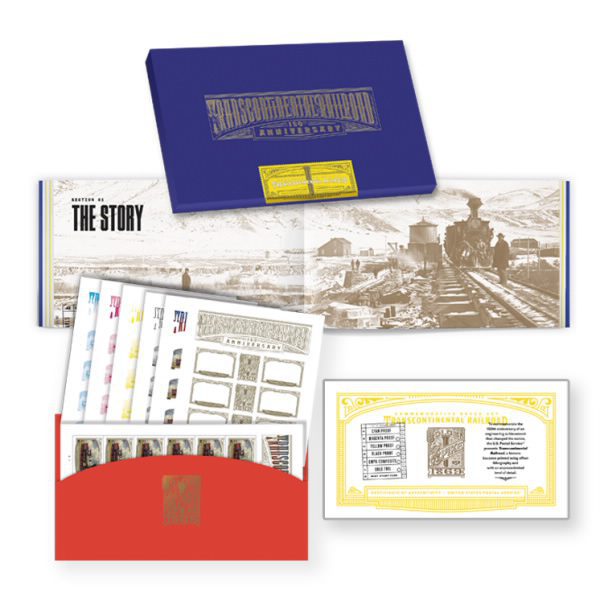 #5378-80 - 2019 First-Class Forever Stamp,Transcontinental Railroad Collectors Proof Set