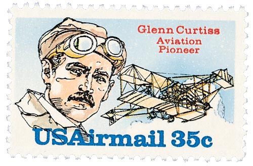 C100 - 1980 35c Glenn Curtiss