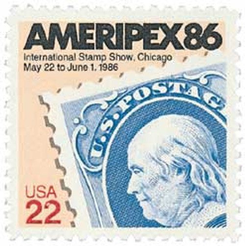 2145 - 1985 22c Ameripex '86