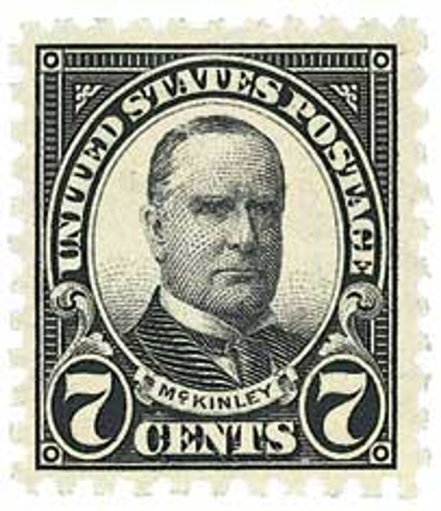 588 - 1926 7c McKinley, black