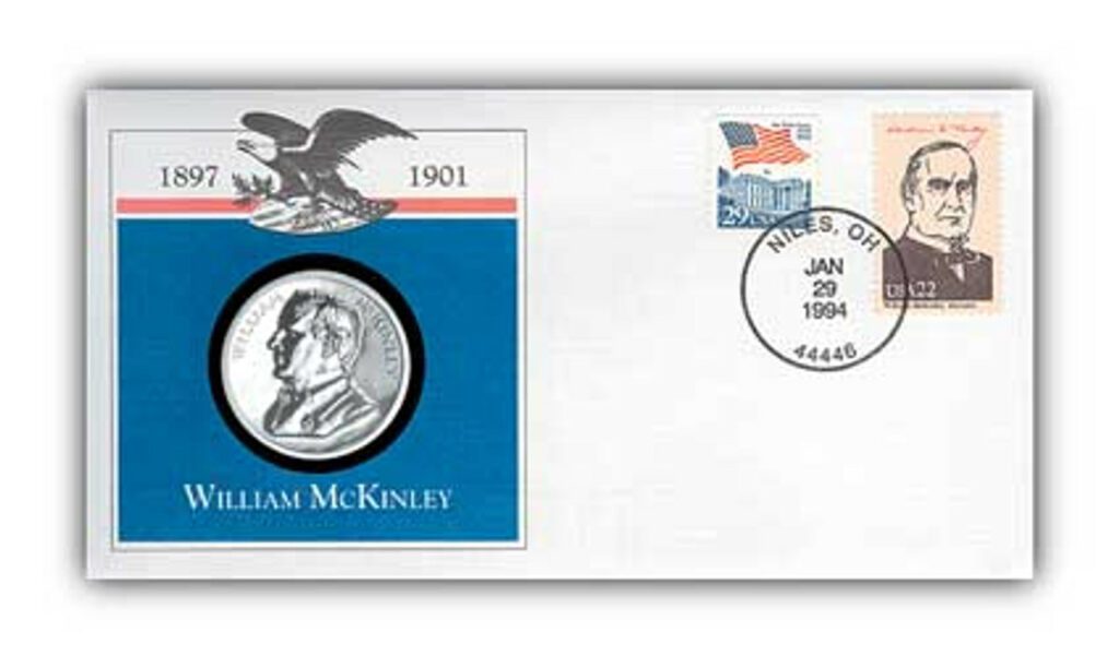 97831 - 1993 William McKinley Platinum Plated PNC