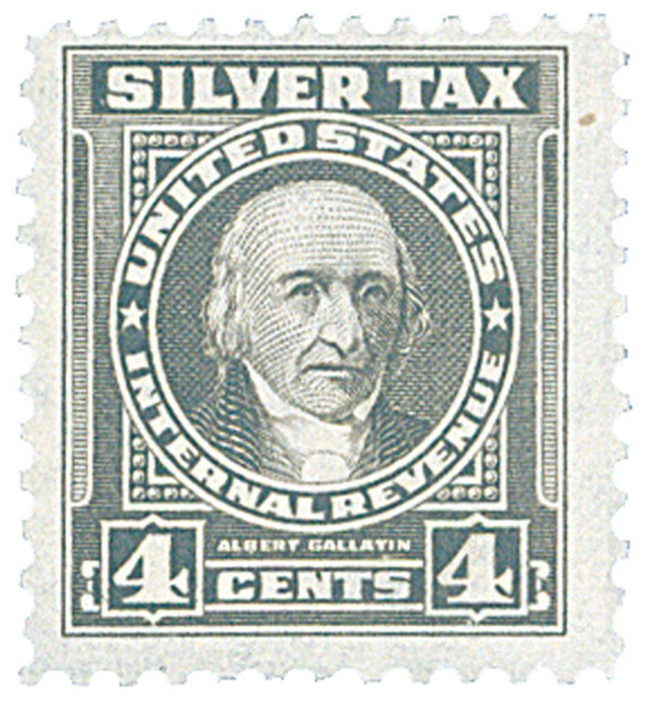 RG111 - 1944 4¢ Silver Tax, gray