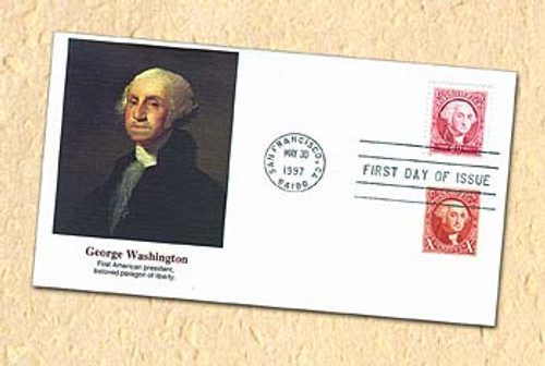 7034970 - 1997 60c+10c Pacific '97 Washington Pres FDC