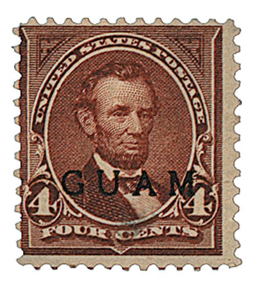 G4 - 1899 4c Guam - lilac brown