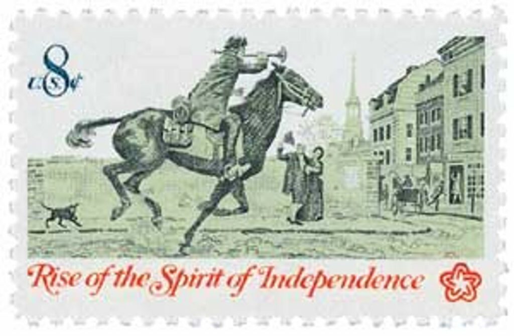 1478 - 1973 8c Colonial Communications: Postrider
