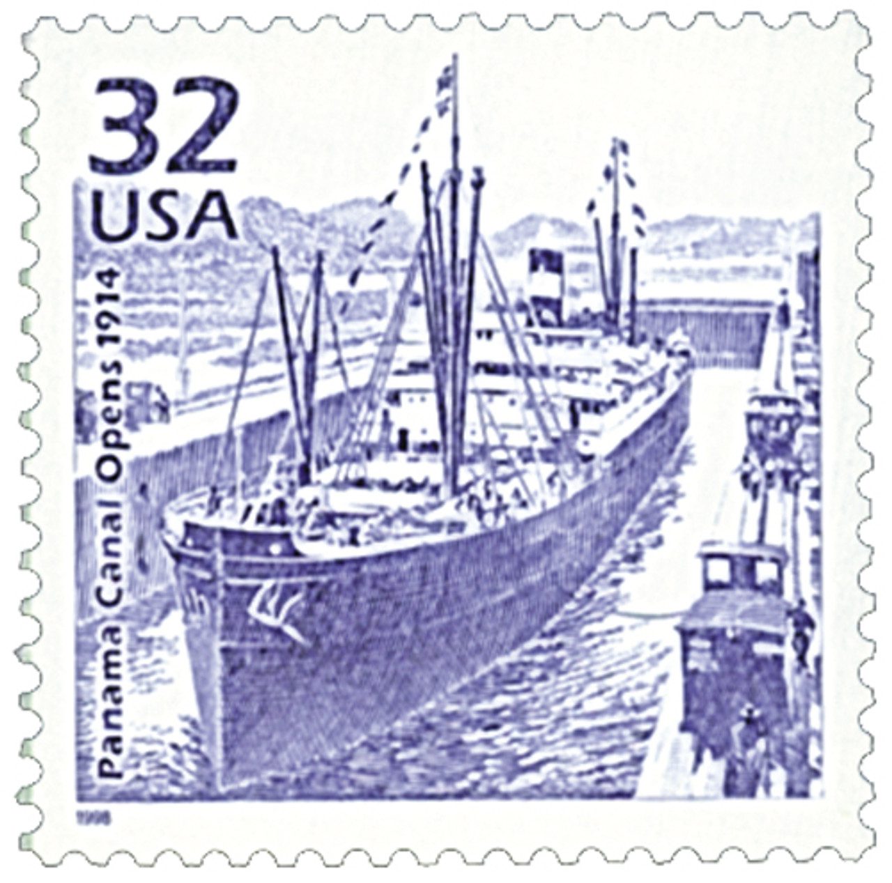 3183f - 1998 32c Celebrate the Century - 1910s: Panama Canal Opens