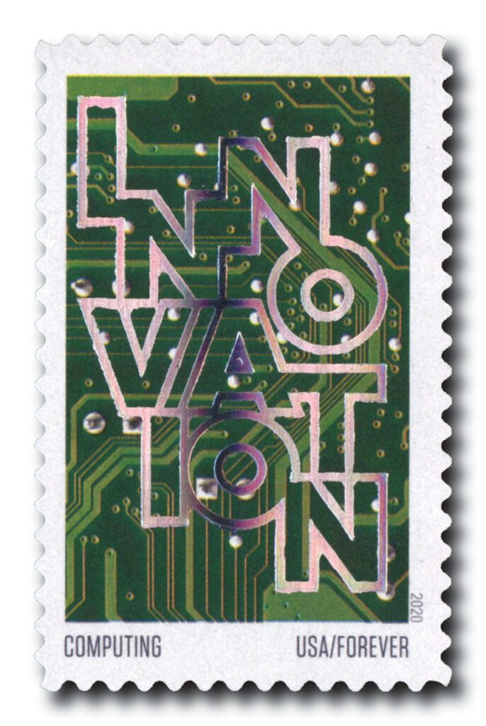 5514 - 2020 55c First-Class Forever Stamps - Innovation: Computing