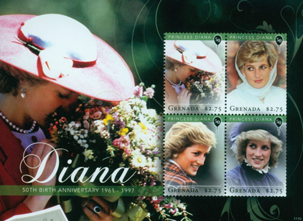 M10903 - 2011 Grenada Princess Diana 50th B-day