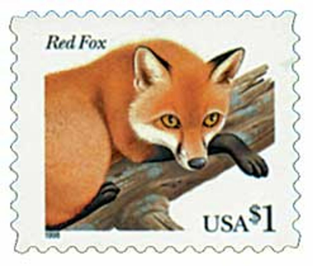 3036 - 1998 $1.00 Red Fox