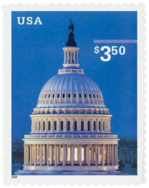 3472 - 2001 $3.50 US Capitol