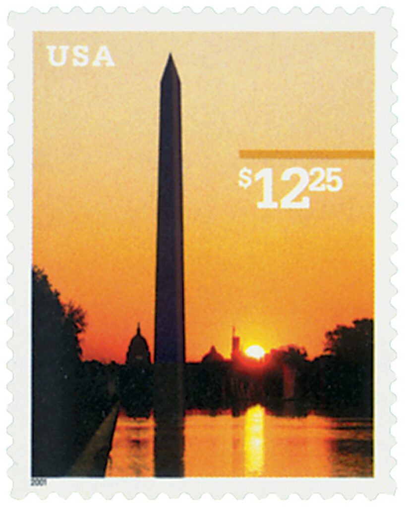 2001 $12.25 Washington Monument