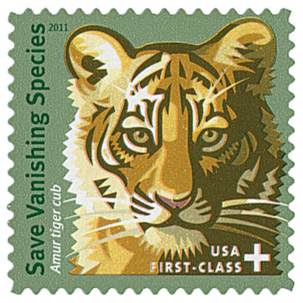 B4 - 2011 Non-Denominated, 44c & 11c Surtax Semipostal - Save Vanishing Species