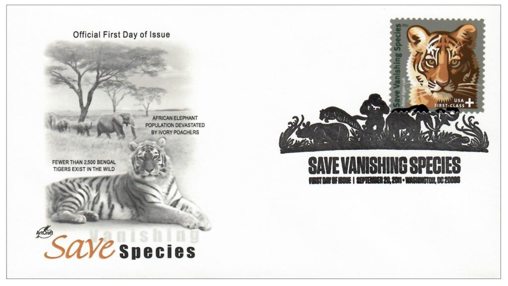 2011 Semipostal - Save Vanishing Species Classic First Day Cover