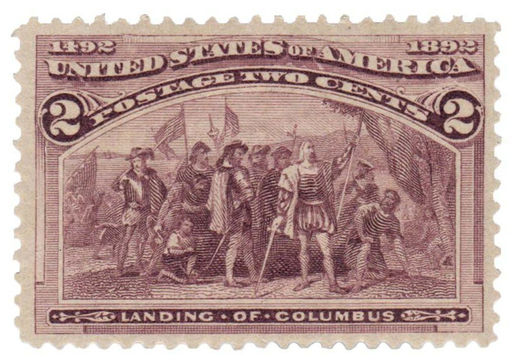 # 231c - 1893 2c Columbian Commemorative: "Broken Hat"