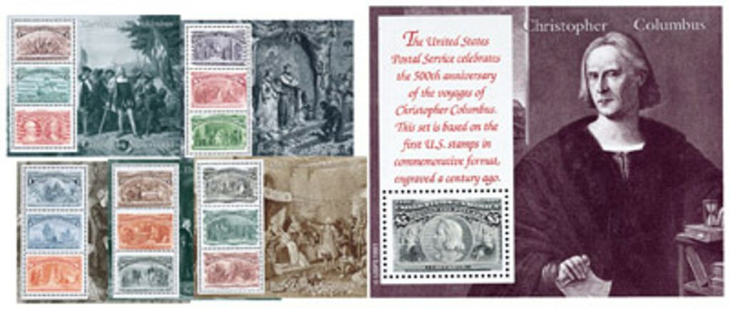 2624-29 - 1992 Columbian Souvenir Sheets, set of 6