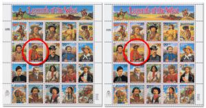 Legends of the West error and corrected sheets