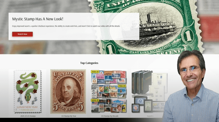 Mystic Stamp’s Website is Getting a New Look!